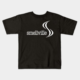 Smellville Logo White Kids T-Shirt